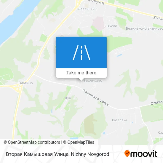 Вторая Камышовая Улица map