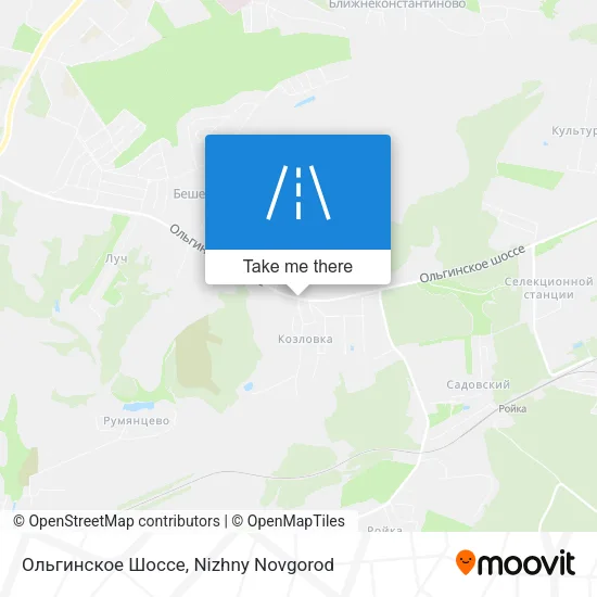 Ольгинское Шоссе map