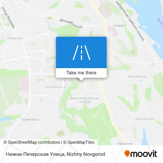 Нижне-Печерская Улица map