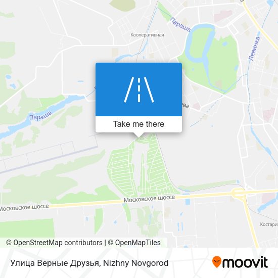 Улица Верные Друзья map