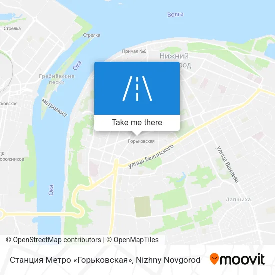 Станция Метро «Горьковская» map
