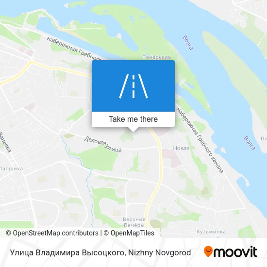 Улица Владимира Высоцкого map