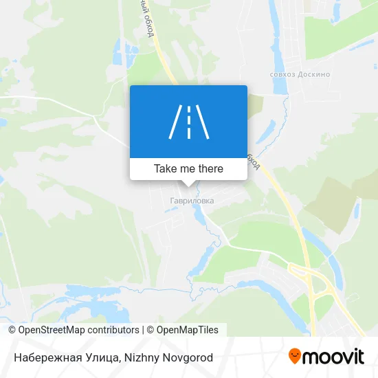 Набережная Улица map