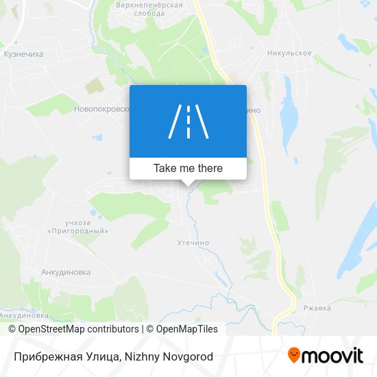 Прибрежная Улица map