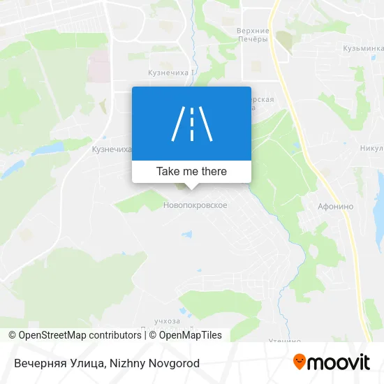 Вечерняя Улица map