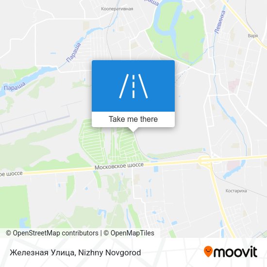 Железная Улица map