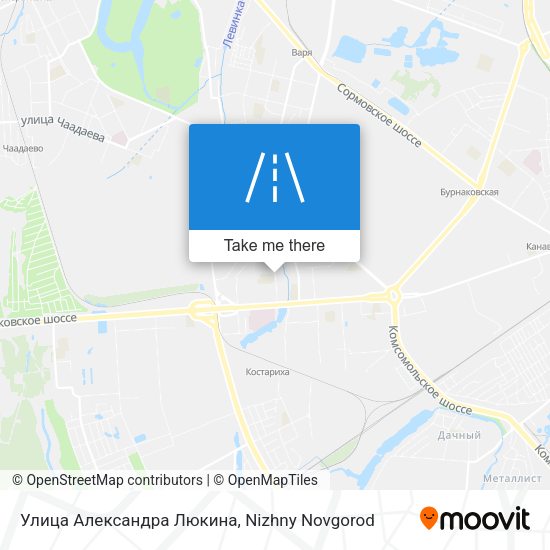 Улица Александра Люкина map