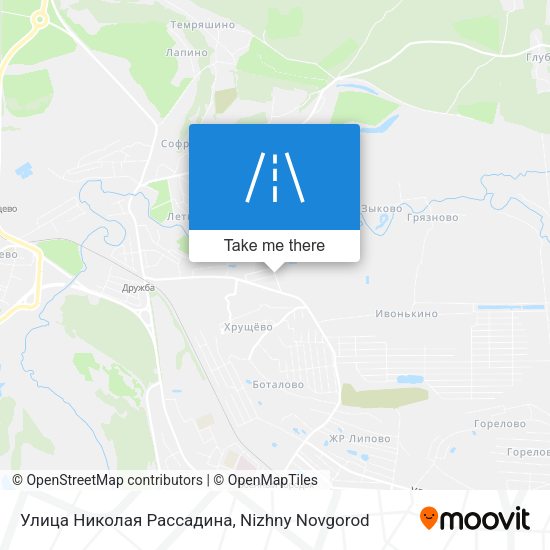 Улица Николая Рассадина map