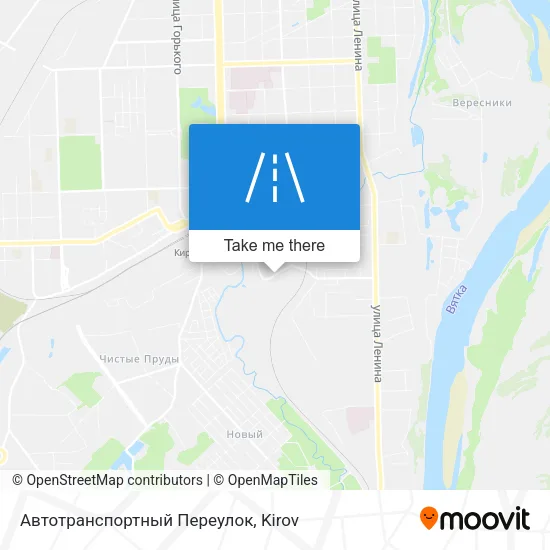 Автотранспортный Переулок map