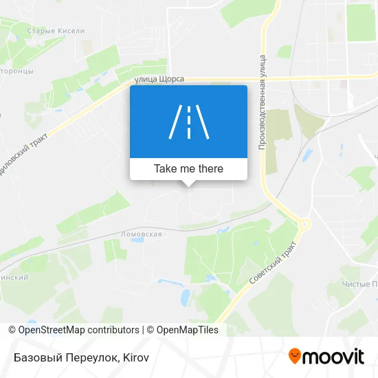 Базовый Переулок map