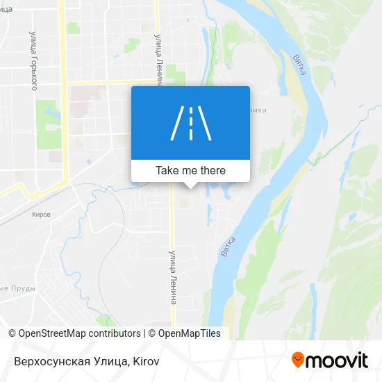 Верхосунская Улица map