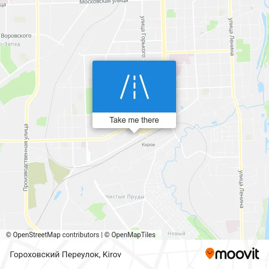 Гороховский Переулок map
