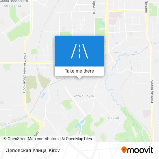 Деповская Улица map