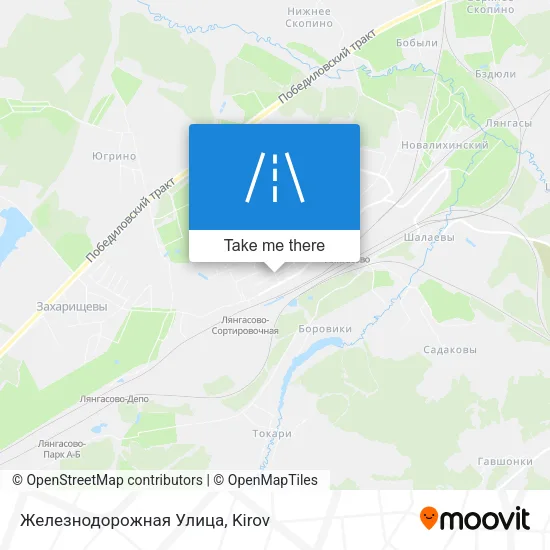 Железнодорожная Улица map