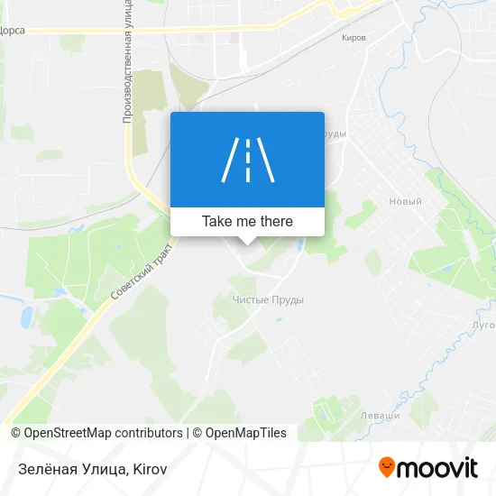 Зелёная Улица map