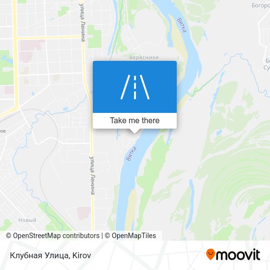 Клубная Улица map
