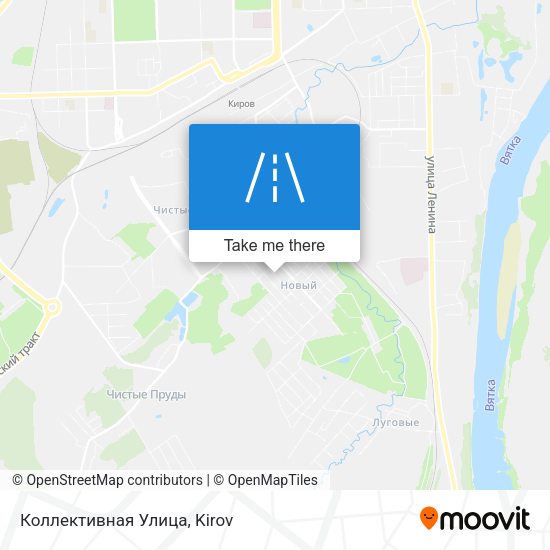 Коллективная Улица map