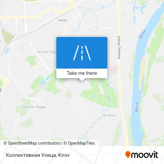 Коллективная Улица map