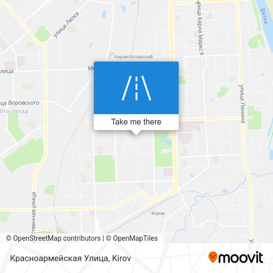 Красноармейская Улица map