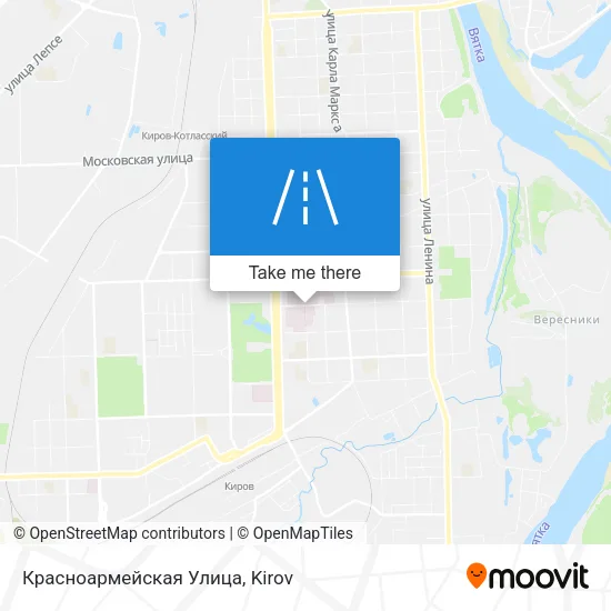 Красноармейская Улица map