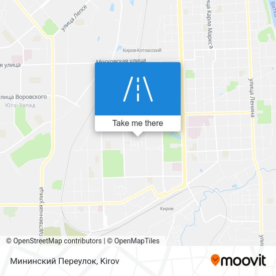 Мининский Переулок map