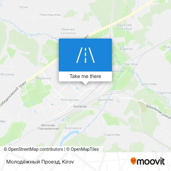 Молодёжный Проезд map