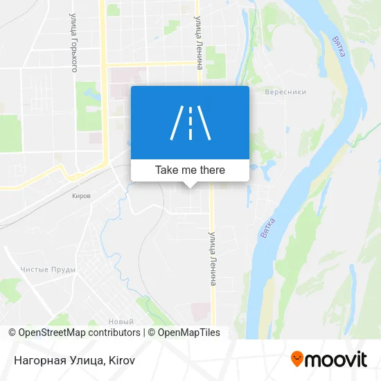 Нагорная Улица map