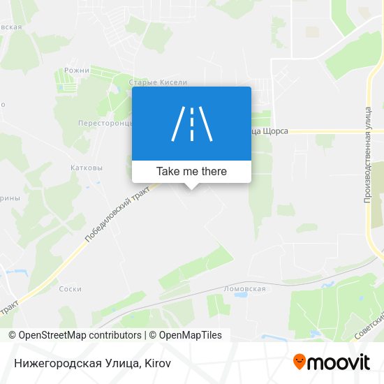 Нижегородская Улица map