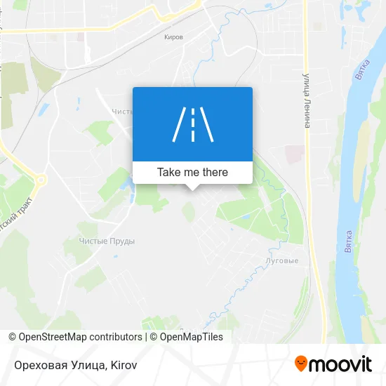 Ореховая Улица map