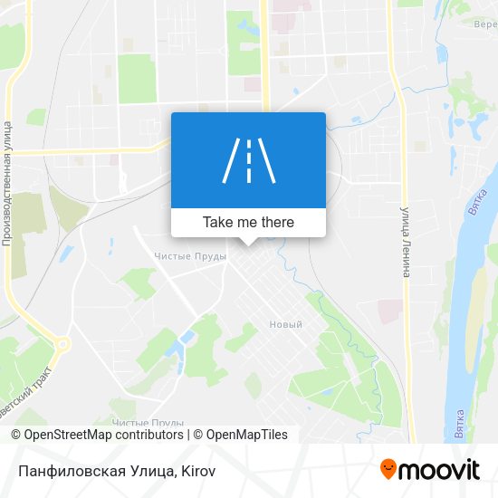 Панфиловская Улица map