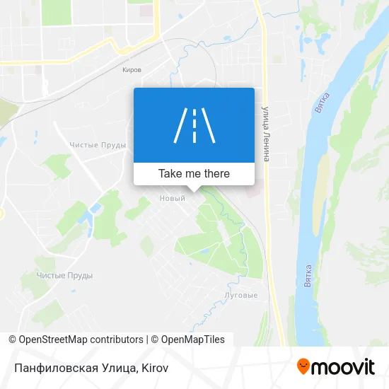 Панфиловская Улица map