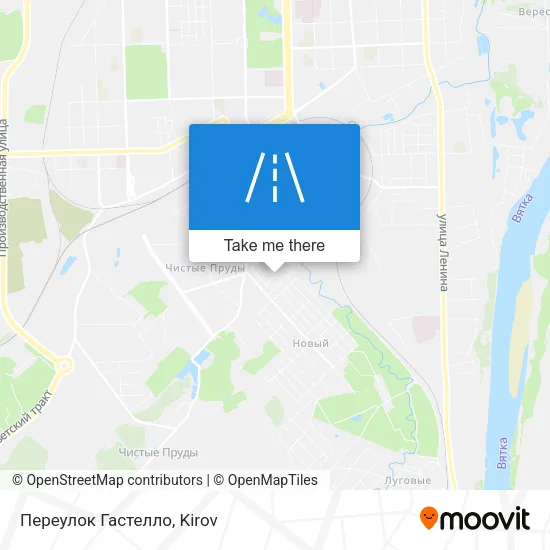 Переулок Гастелло map