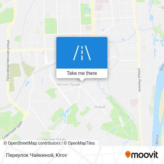 Переулок Чайкиной map