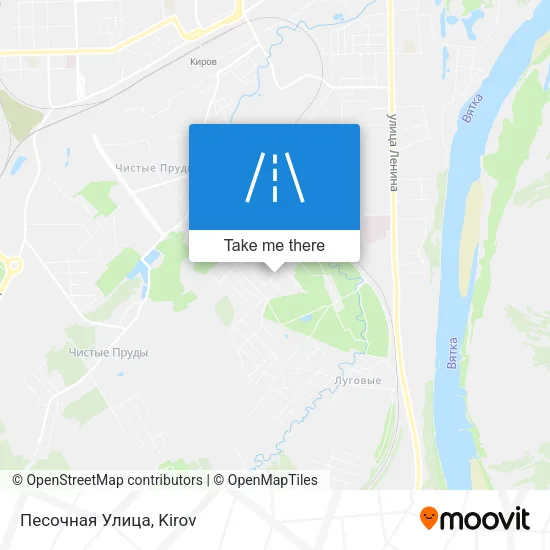 Песочная Улица map