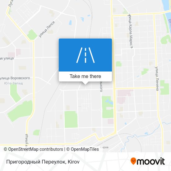Пригородный Переулок map
