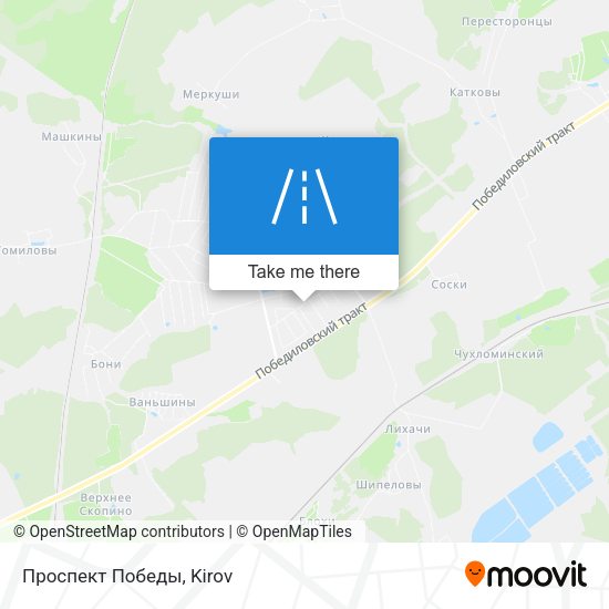 Проспект Победы map