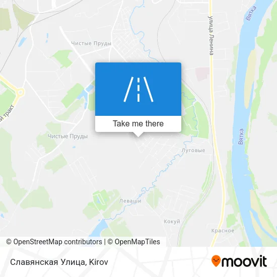 Славянская Улица map