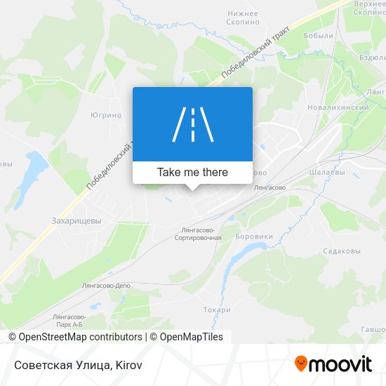 Советская Улица map