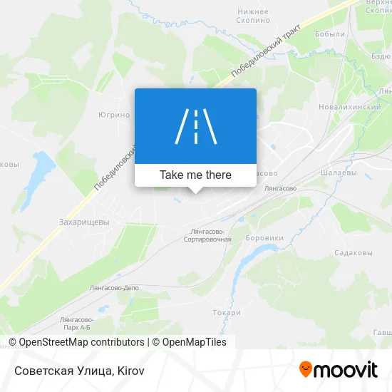 Советская Улица map