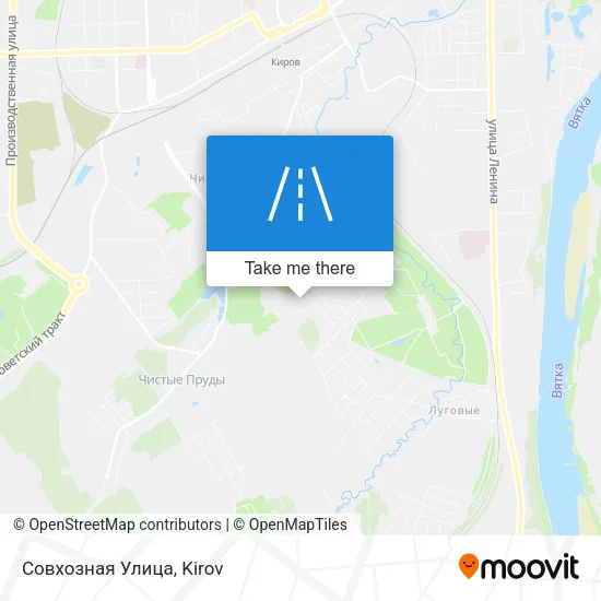 Совхозная Улица map