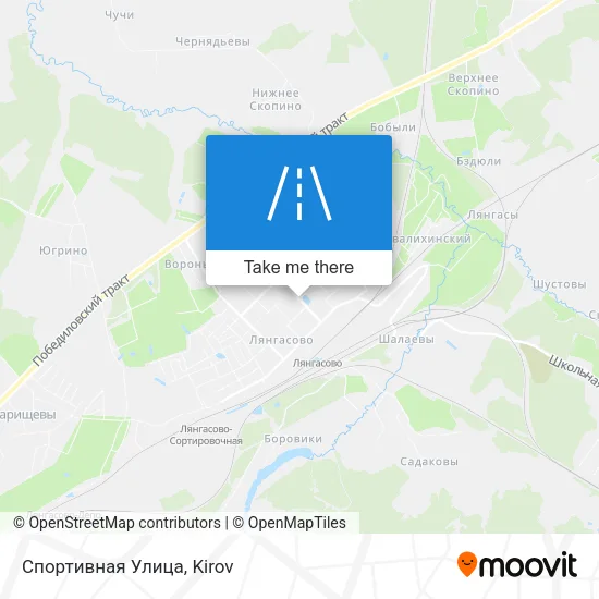 Спортивная Улица map