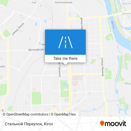 Стальной Переулок map