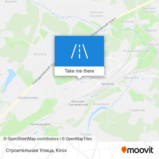 Строительная Улица map