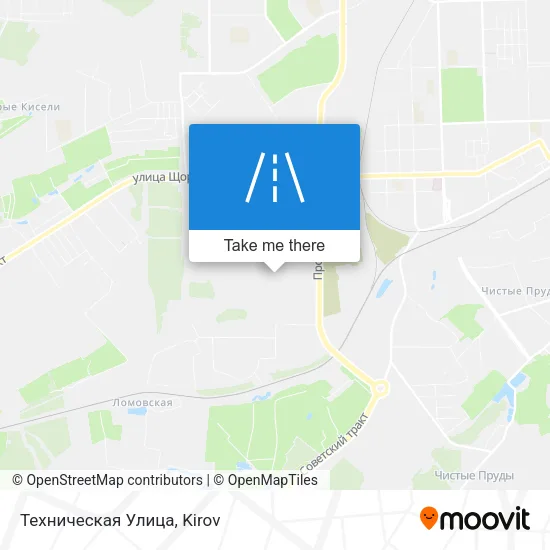 Техническая Улица map