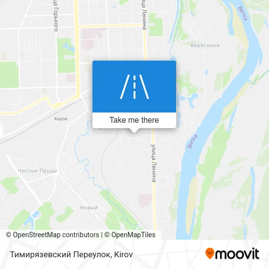 Тимирязевский Переулок map