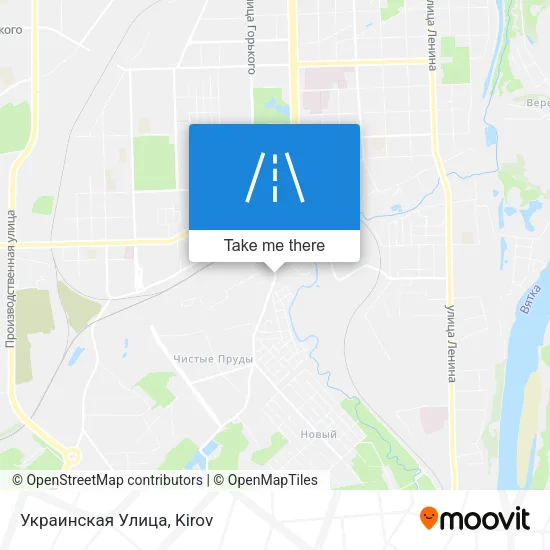 Украинская Улица map