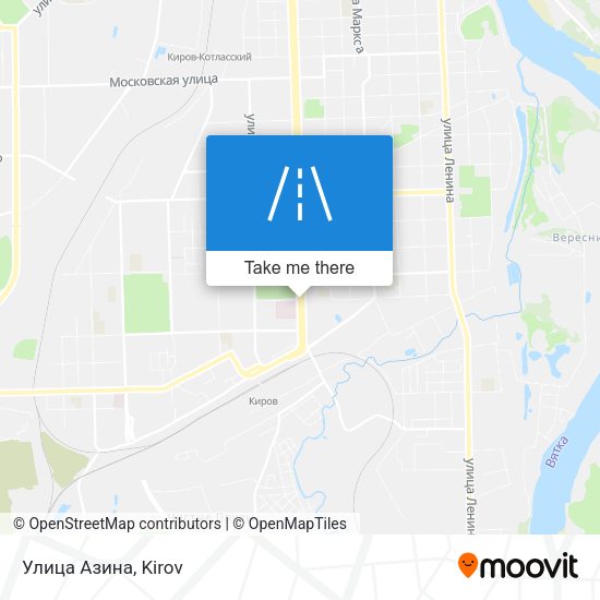Улица Азина map