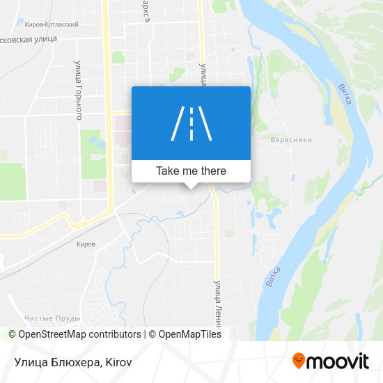 Улица Блюхера map
