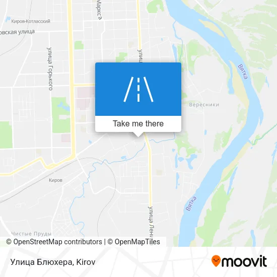 Улица Блюхера map