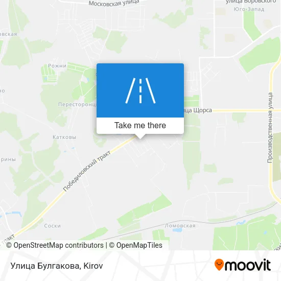 Улица Булгакова map